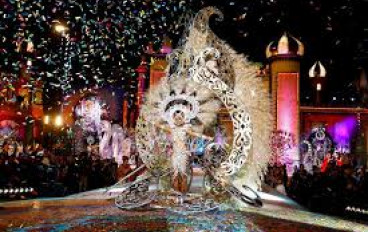 Las Palmas Carnival allegory in 2020