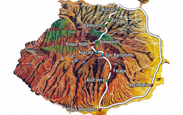 Mapa de Gran Canaria