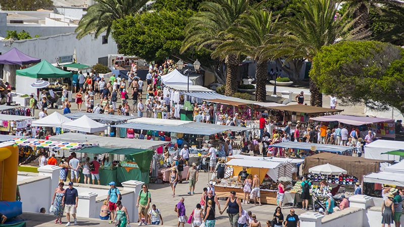 Beste gebieden voor uw winkels en markten op Lanzarote